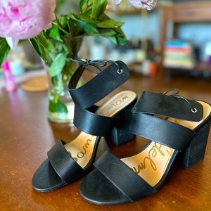 Sam Edelman sandals with a chunky heel.